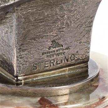 (NEW YORK CITY.) Silver bust of Senator "Big Tim" Sullivan.
